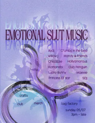 Emotional Slut Music: Taurus Rising at The Bag Factory Emotional Slut Music: Taurus Rising at The Bag Factory