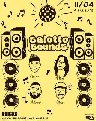 Salotto Sounds: Pegasvs, Aideen, Alfaz and Alhamzeh at Bricks