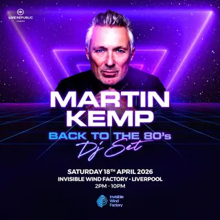 Martin Kemp's 80s DJ Set at Invisible Wind Factory