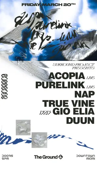 SURROUND PROJECT: Acopia + Purelink Detroit 2026 | Lineup - EDM news article SURROUND PROJECT: Acopia + Purelink Detroit 2026 | Lineup - EDM news article