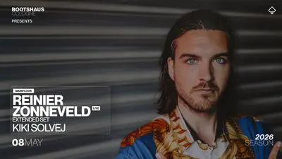 Reinier Zonneveld pres. by Bootshaus - EDM event at Bootshaus in Cologne