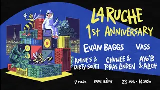La Ruche 23h-14h: Evan Baggs, Vass, Chuwee, Tobias Linden, Alich, Ayo'b... (SOLD OUT) at TBA - Paris 18ème