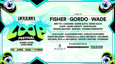 Fisher, Gordo and much more - LOOP FESTIVAL - EDM event at Fabrik in Madrid