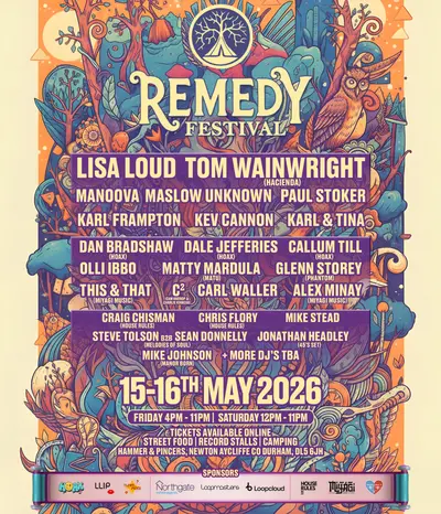 Remedy Festival - EDM event at The Hammer & Pincers in Newcastle
