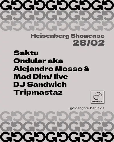 Heisenberg Records Heisenberg Records - EDM event at Golden Gate in Berlin