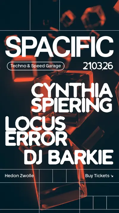 SPACIFIC - EDM event at Hedon in All