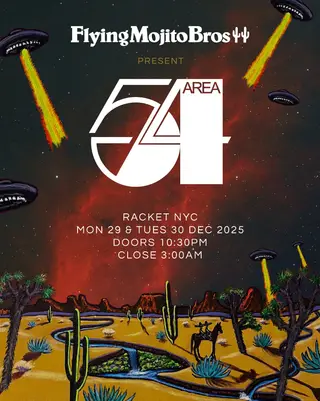 Flying Mojito Bros present AREA 54 at Racket NY