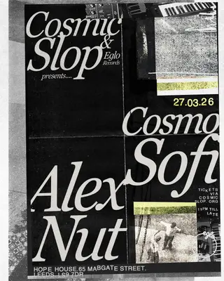 EGLO RECORDS – COSMIC SLOP SOUNDSYSTEM at Hope House EGLO RECORDS – COSMIC SLOP SOUNDSYSTEM at Hope House