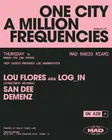 TRIP EVENTS PRESENTS LSD SOUNDSYSTEM: Lou Flores aka LOG_IN, San Dee, demenz thumbnail