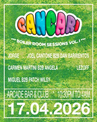 Cancari - Boiler Room Vol.I at Arcade Sydney