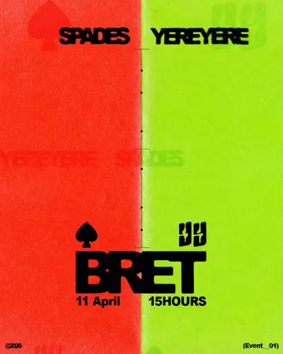 SPADES X YEREYERE - EDM event at BRET in Amsterdam