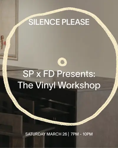 The Vinyl Workshop - EDM event at Silence Please in New York