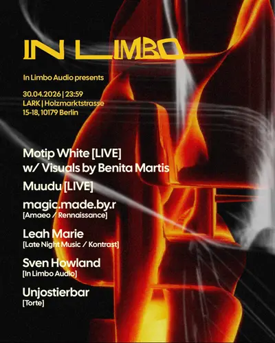 In Limbo - Motip White (live) & Muudu (live) Berlin - EDM event at Lark in Berlin