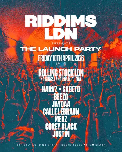 Riddims ldn - EDM event at Rolling Stock in London