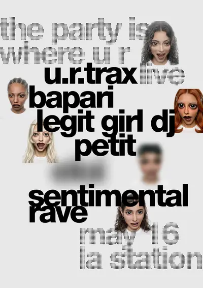 The party is where u.r - EDM event at La Station - Gare des Mines in Paris