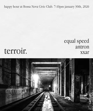 Happy Hour: Terroir at Bossa Nova Civic Club Happy Hour: Terroir at Bossa Nova Civic Club