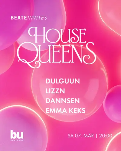 Beate Invites /// HOUSE QUEENS - EDM event at Beate Uwe in Berlin