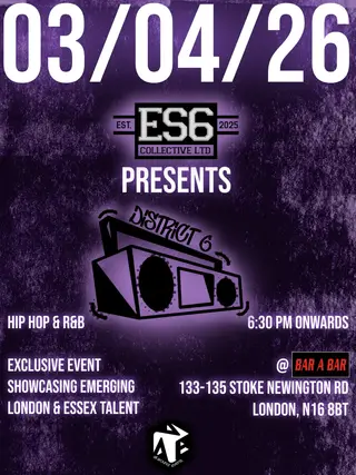 District 6: Live Hip-Hop & R&B Artist Showcase - The ES6 Collective at Bar A Bar
