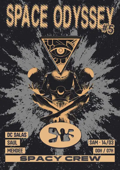 Space Odyssey #5: DC Salas • Saul • Mehdee - EDM event at Macadam in Cape Town