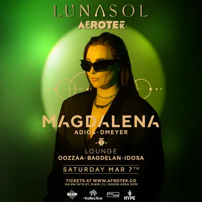 Magdalena - EDM event at TBA - Lunasol in Detroit