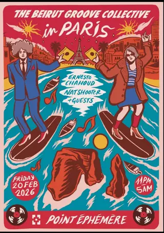 The Beirut Groove Collective Club-night at Point Ephémère The Beirut Groove Collective Club-night at Point Ephémère