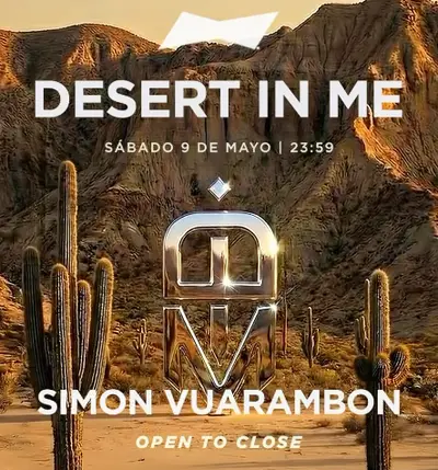 Simon Vuarambon [OPEN TO CLOSE] - by DESERT IN ME, AMK CLUB - EDM event at TBA - AMK Club, Almagro in Buenos Aires