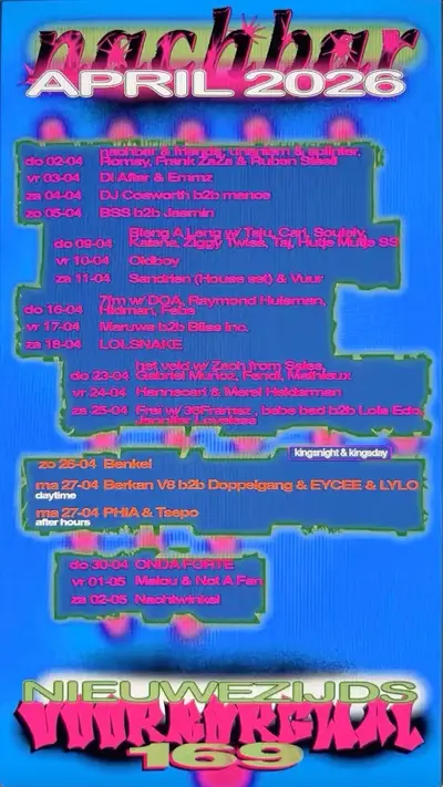 Sandrien (House set) & Vuur - EDM event at nachbar in Amsterdam