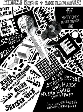 Stanze Fredde // Same Old Madness at Slaughterhouse am Kulturfabrik Moabit Stanze Fredde // Same Old Madness at Slaughterhouse am Kulturfabrik Moabit