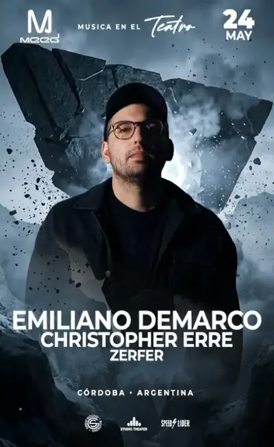 EMILIANO DEMARCO & MORE ARTISTS - by MEED, CORDOBA - EDM event at TBA - Studio Theater, Cordoba in All