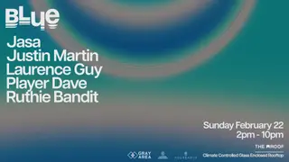 BLUE: Justin Martin, Laurence Guy, Player Dave on The Roof at Superior Ingredients