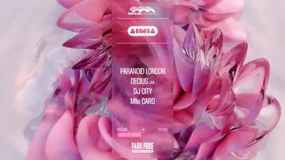TIMIT: Paranoid London, Decius (LIVE), DJ City, MLLE CARO - EDM event at Mia Mao in Paris