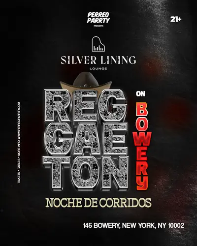 REGGAETON on Bowery - NOCHE DE CORRIDOS Party NYC - EDM event at Silver Lining Lounge in New York City