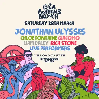 Ibiza Anthems Brunch Rooftop Party at The Broadcaster