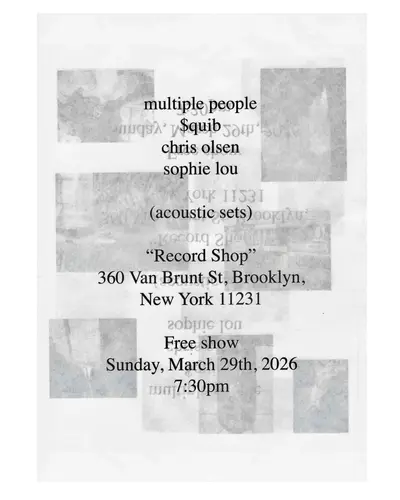 Multiple People, $quib, Chris Olsen, Sophie Lou Multiple People, $quib, Chris Olsen, Sophie Lou - EDM event at Record Shop in New York