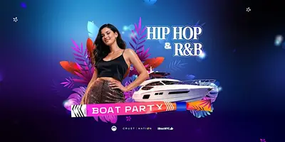The #1 HIP HOP & R&B Boat Ride Party Cruise NYC - EDM event at Pier 78 at Hudson River Park in New York