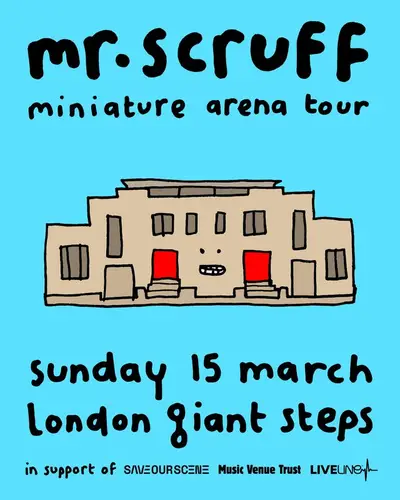 Mr. Scruff's Miniature Arena Tour - London Mr. Scruff's Miniature Arena Tour - London - EDM event at The Bath House in London