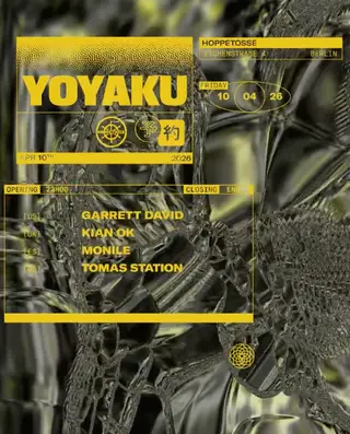 Hoppetosse x Yoyaku Berlin 2026 | Tickets, Lineup & Event Details - EDM news article