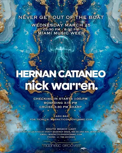 Never Get Out of the Boat - EDM event at Hyatt Regency Dock in Miami
