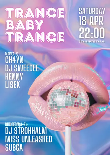 Trance Baby Trance – Kinky Trance Party at Insomnia Trance Baby Trance – Kinky Trance Party at Insomnia