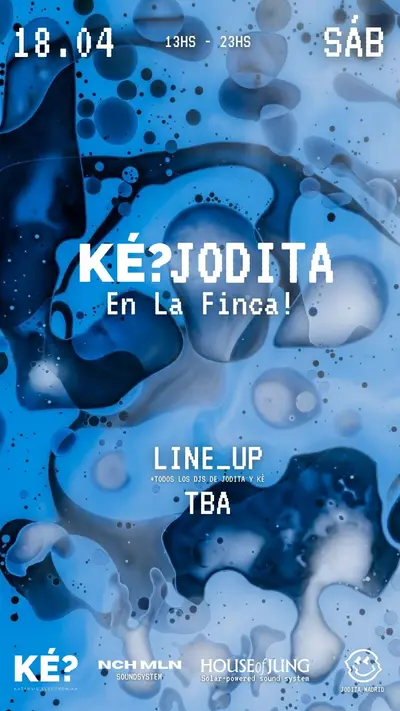 JODITA X KATARSIS - LA FINCA - EDM event at Finca La Victoria in Madrid