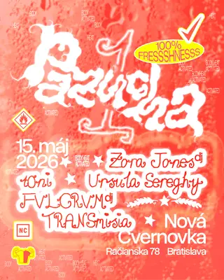 Pazucha: Zora Jones (dj) / t0ni / Ursula Sereghy / FVLCRVM (dj) / TRANSmisia at Nova Cvernovka Pazucha: Zora Jones (dj) / t0ni / Ursula Sereghy / FVLCRVM (dj) / TRANSmisia at Nova Cvernovka