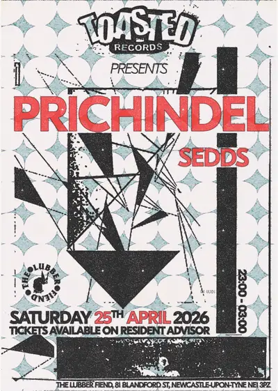 Toasted Records presents: Prichindel Toasted Records presents: Prichindel - EDM event at The Lubber Fiend in Newcastle
