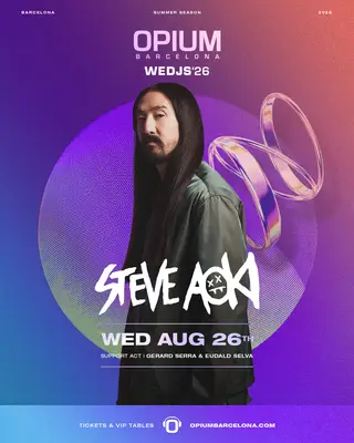 WEDJS pres Steve Aoki at Opium Barcelona