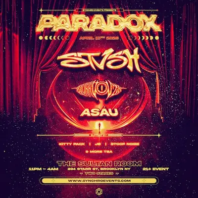 PARADOX - EDM event at The Sultan Room in New York