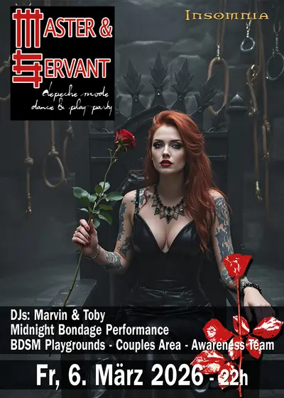 Master & Servant - EDM event at Insomnia in Berlin