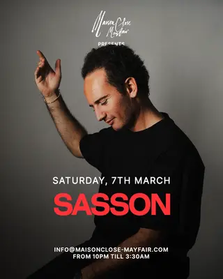 Nicolas Sasson x Maison Close Mayfair at Maison Close