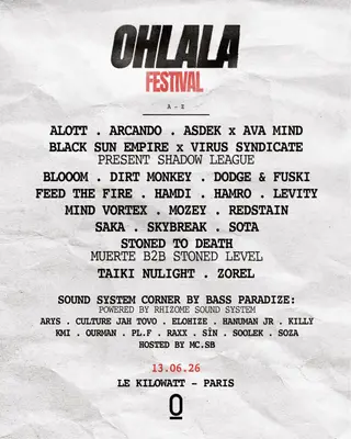 OHLALA SUMMER FESTIVAL 2026 at Le Kilowatt
