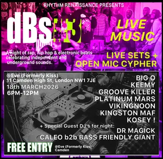 dBs3 (Don't be Shy) - Live Beats, Rap & Open Mic Cypher at Kiss The Sky