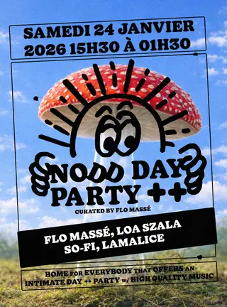 NODD CLUB Day: Flo Massé, LAMALICE, Loa Szala, So-Fi at Nodd Club