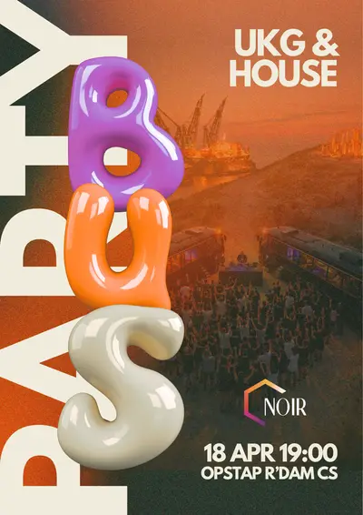 NOIR met de bus - EDM event at Rotterdam Centre in Rotterdam